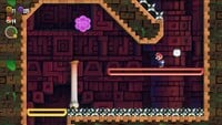 The first 10-flower coin in Fungi Mines Special Dangerous Donut Ride in Super Mario Bros. Wonder