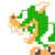 Bowser icon in Super Mario Maker 2 (Super Mario Bros. style)