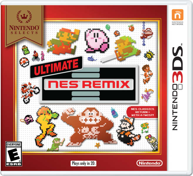 File:Ultimate NES Remix - box NA Nintendo Selects.png