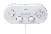 The classic controller for the Nintendo Wii.