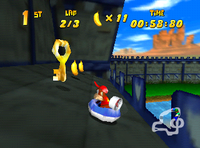 The key of Dragon Forest in Diddy Kong Racing.