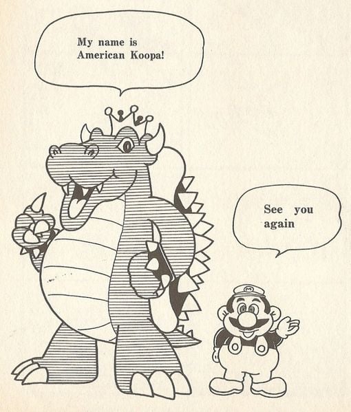 File:Bowser and Mario (Japanese take on American portrayals).jpg