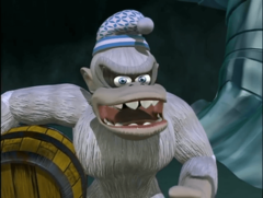 Eddie the Mean Old Yeti in the episode, "Barrel, Barrel... Who's Got the Barrel"