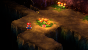 Ninth Mushroom/Amanita in Forest Maze of Super Mario RPG.