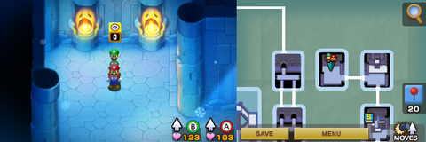 Thirteenth block in Joke's End of Mario & Luigi: Superstar Saga + Bowser's Minions.