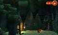 DK blowing into a lantern