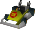 The model of Standard DK kart from Mario Kart DS