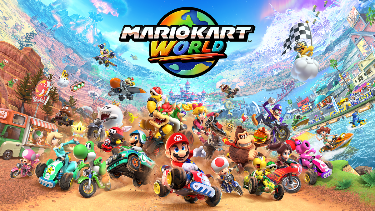 File:MKWorld Key artwork with logo alt.png - Super Mario Wiki, the ...
