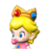 A side view of Baby Peach, from Mario Super Sluggers.