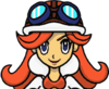 Mona's face. Transparency is as it is ripped, so please do not remove the background. From WarioWare, Inc.: Mega Microgame$!.