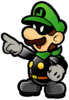 The Spirit graphic of Mr. L from Super Smash Bros. Ultimate, which is the same his Super Paper Mario artwork