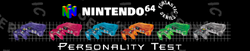 The Nintendo 64 Funtastic Series Personality Test logo.