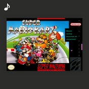 Cover image for the Top tracks playlist from Super Mario Kart on Nintendo Music