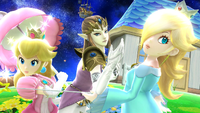 Peach, Zelda and Rosalina in Super Smash Bros. for Wii U