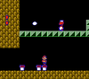 The Birdo encounter in World 2-2 of Super Mario Bros. 2.