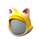 The "Cat Mario Headgear" Mii headwear