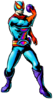 Captain Rainbow spirit from Super Smash Bros. Ultimate.