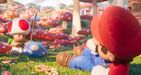 Mario startled by Toad