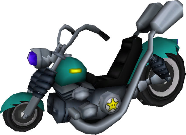File:Wario Bike (Rosalina) Model.png - Super Mario Wiki, the Mario ...