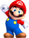 Artwork of Small Mario without the block.