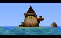 DK Island as seen in Donkey Kong 64.