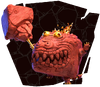 Artwork of a Crockoid from Donkey Kong Bananza