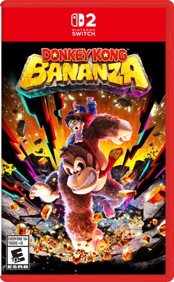 The official box art of Donkey Kong Bananza with Pauline replacing Odd Rock