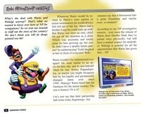 The fake Nintendo Power scan shared on Twitter (top) and the real section it was based on (bottom)