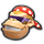 Funky Kong's head icon in Mario Kart 8 Deluxe