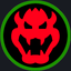 Bowser's emblem in Mario Kart Arcade GP DX.