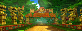 Course menu background in Mario Kart Arcade GP DX