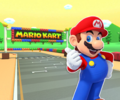 The course icon with Mario