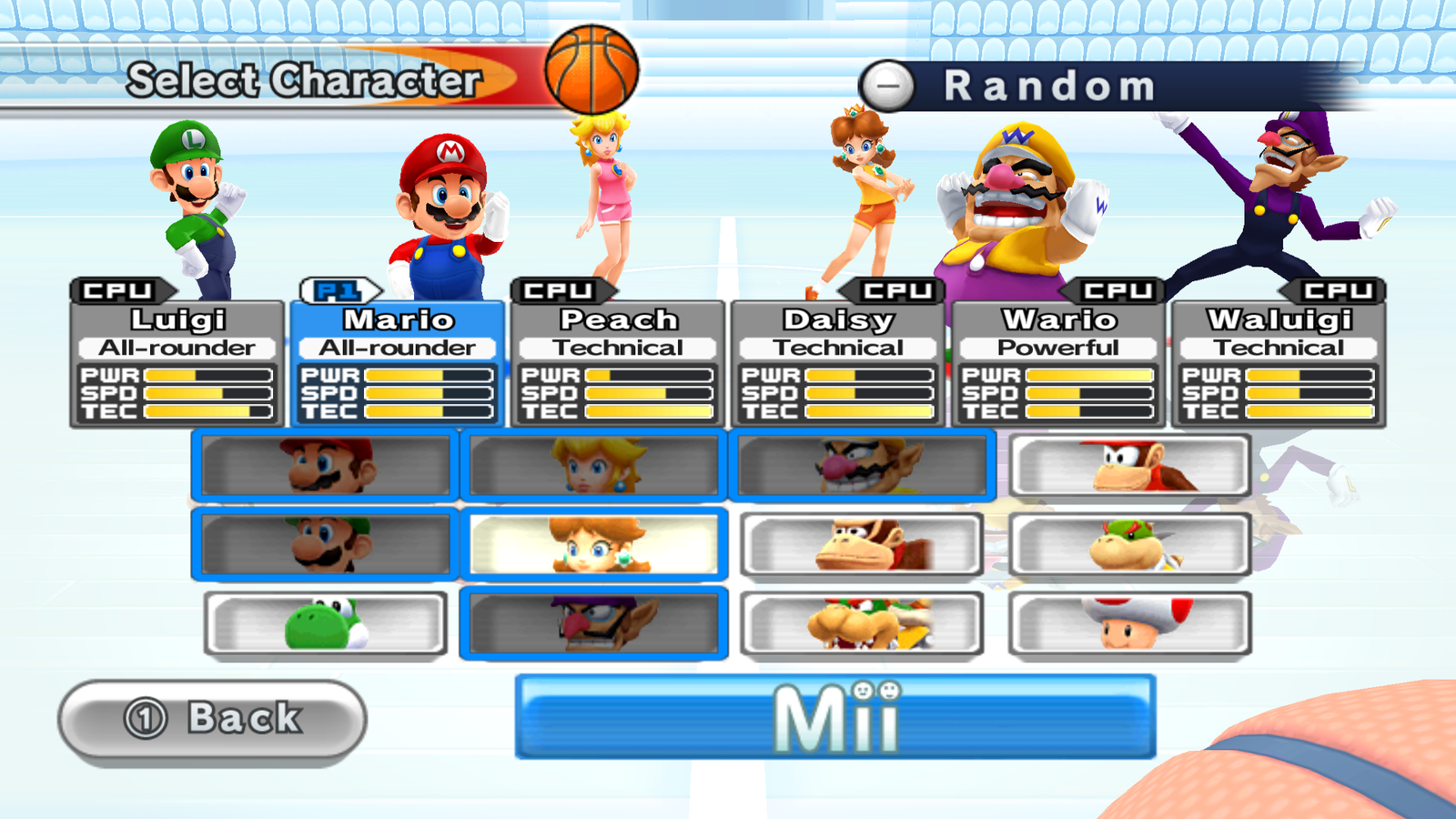 File:MSM Characterselect.png - Super Mario Wiki, the Mario encyclopedia