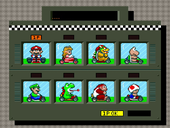 The image for "Selection Screens" from Super Mario Kart on Nintendo Music.