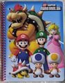 New Super Mario Bros. Wii-themed 70-page notebook