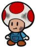 The Sunset Express conductor from Paper Mario: Color Splash.