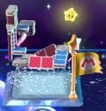 Screenshot of the level icon of Super Galaxy in Super Mario 3D World