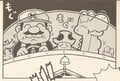 Toad's mushroom bitten off by Mario and Yoshi Page 118