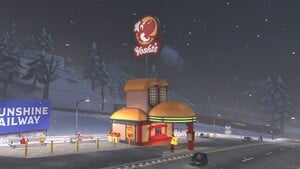 A Yoshi's location in Mario Kart World