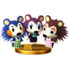 Able Sisters trophy from Super Smash Bros. for Wii U