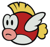 A Cheep Cheep in Paper Mario: The Origami King