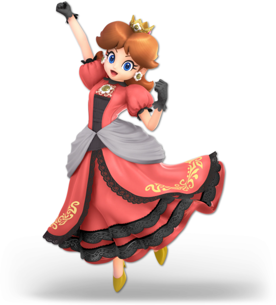 File:Daisy Red SSBU.png - Super Mario Wiki, the Mario encyclopedia