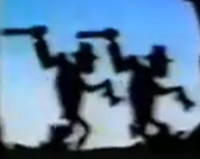 Mobsters from Game & Watch commercial