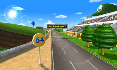 Luigi Raceway - Super Mario Wiki, the Mario encyclopedia