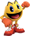 Pac-Man as he appears in Pac-Man and the Ghostly Adventures, reused and mirrored for Mario Kart Arcade GP DX.