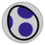 Blue Yoshi's emblem from Mario Kart Tour