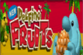 A Delfino Fruits trackside banner from Mario Kart Wii