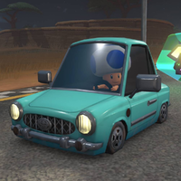 A car from Mario Kart World