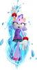 Artwork of Blaze for Mario & Sonic at the Olympic Games Tokyo 2020