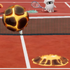 A small volcano spitting out a boulder, from Mario Tennis Fever